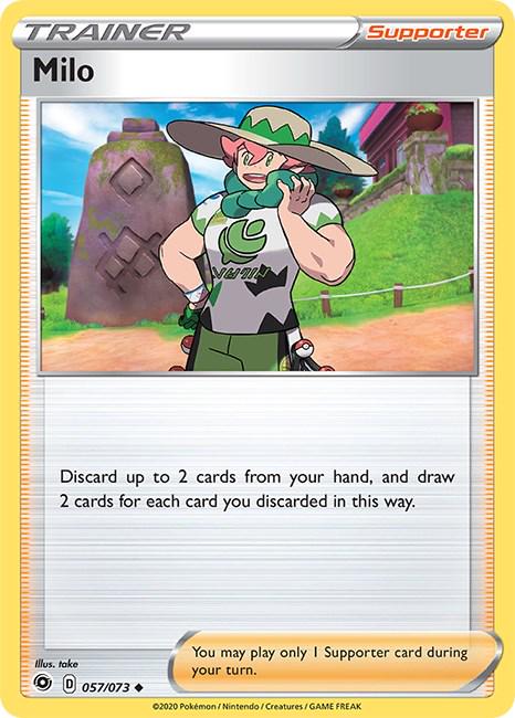 Milo #57 Pokemon Champion's Path