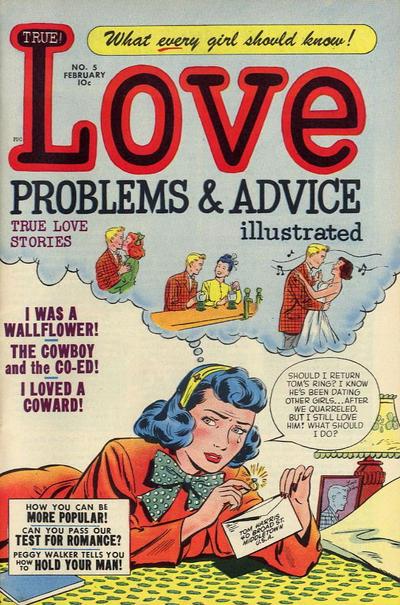 True Love Problems and Advice Illustrated #5 (1950) Comic Books True Love Problems and Advice Illustrated