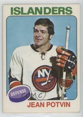 Jean Potvin #36 Hockey Cards 1975 O-Pee-Chee