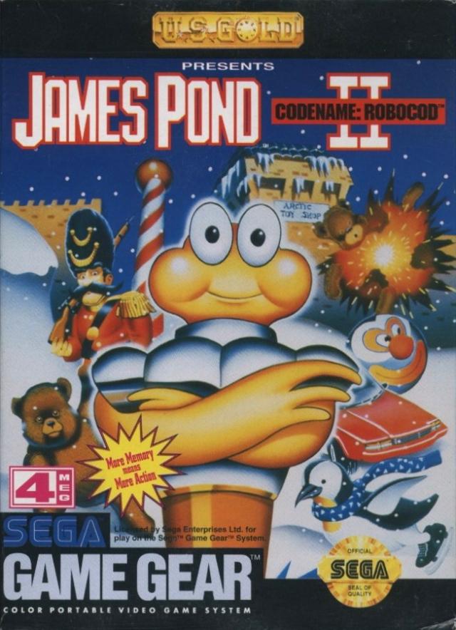 James Pond 2 Codename Robocod Sega Game Gear