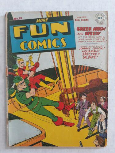 More Fun Comics #91 (1943) Comic Books More Fun Comics