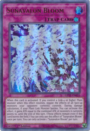 Sunavalon Bloom GFTP-EN026 YuGiOh Ghosts From the Past