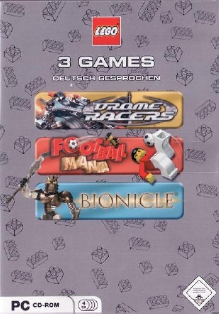 LEGO 3 Games: Drome Racers, Football Mania, Bionicle PC Games