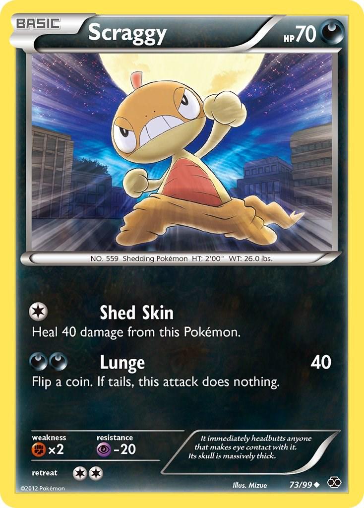 Scraggy #73 Pokemon Next Destinies