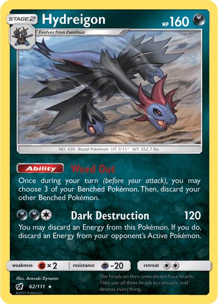 Hydreigon #62 Pokemon Crimson Invasion