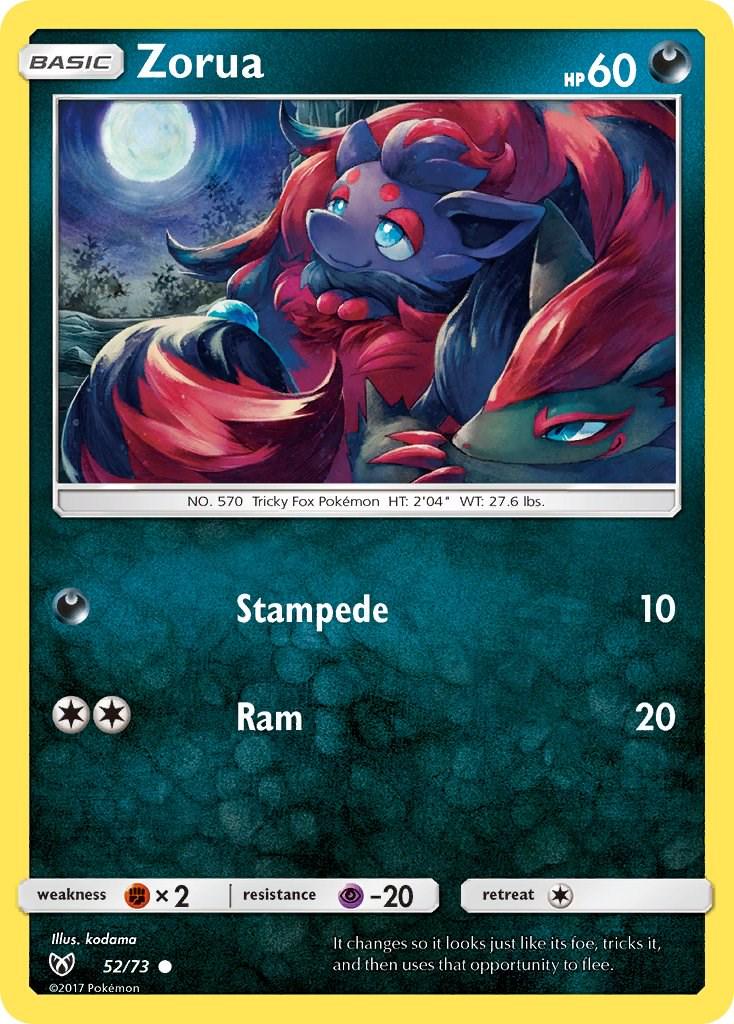Zorua #52 Pokemon Shining Legends