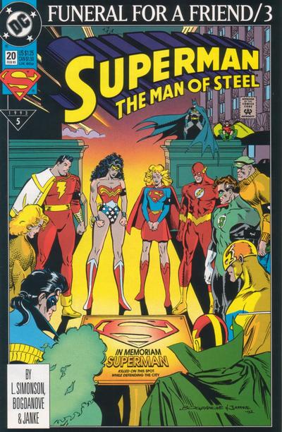 Superman: The Man of Steel #20 (1993) Comic Books Superman: The Man of Steel