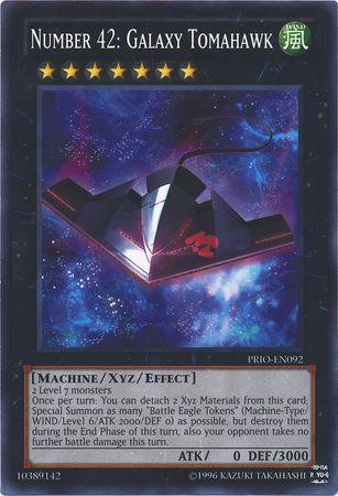Number 42: Galaxy Tomahawk PRIO-EN092 YuGiOh Primal Origin