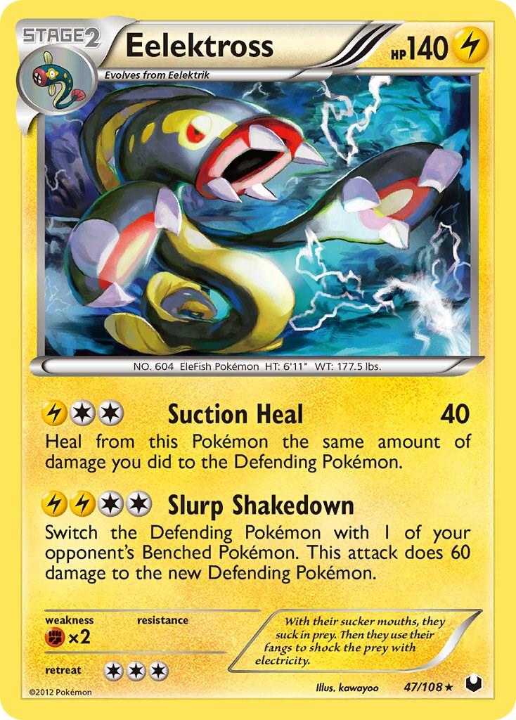 Eelektross #47 Pokemon Dark Explorers