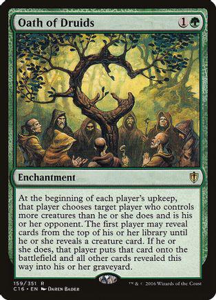 Oath of Druids Magic Commander 2016