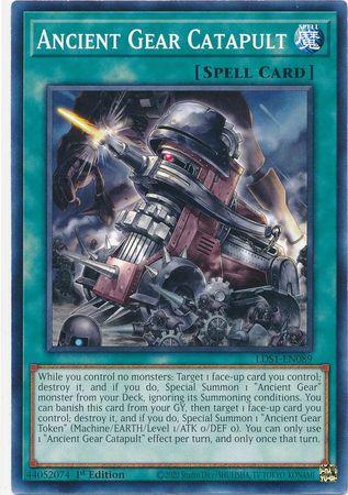 Ancient Gear Catapult [1st Edition] LDS1-EN089 YuGiOh Legendary Duelists: Season 1