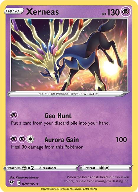 Xerneas #78 Pokemon Vivid Voltage