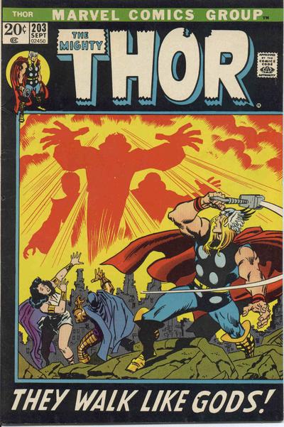 Thor #203 (1972) Comic Books Thor
