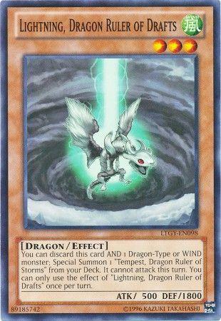 Lightning, Dragon Ruler of Drafts LTGY-EN098 YuGiOh Lord of the Tachyon Galaxy