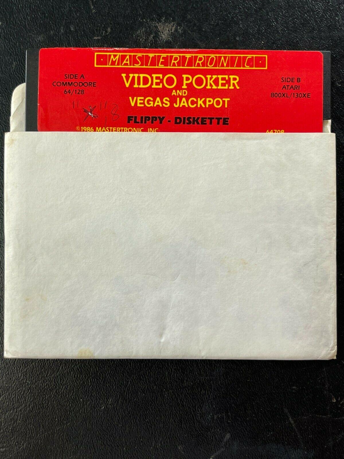 Video Poker and Vegas Jackpot Commodore 64