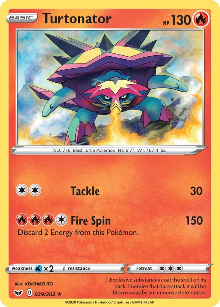 Turtonator #29 Pokemon Sword & Shield