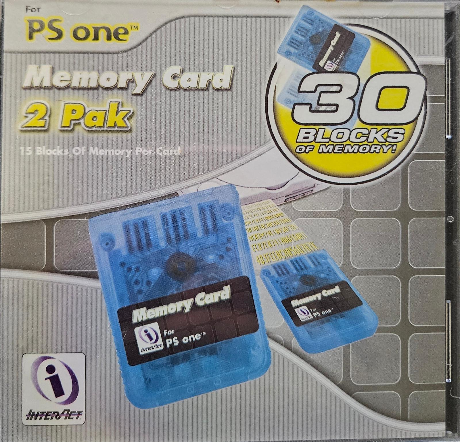 InterAct Memory Card: 2 Pack Playstation