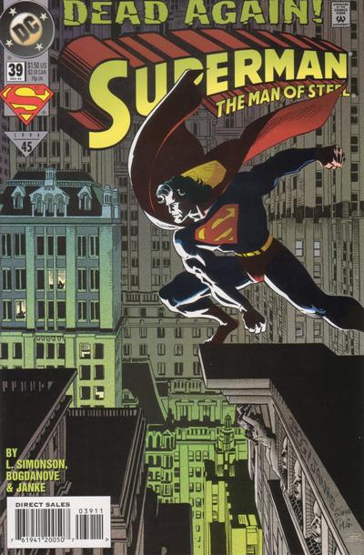 Superman: The Man of Steel #39 (1994) Comic Books Superman: The Man of Steel