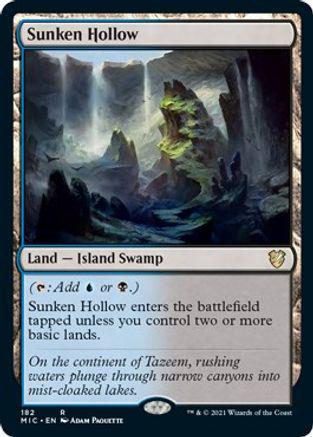 Sunken Hollow #182 Magic Midnight Hunt Commander