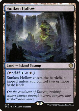 Sunken Hollow #322 Magic Starter Commander Decks