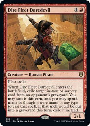 Dire Fleet Daredevil #788 Magic Commander Legends: Battle for Baldur's Gate