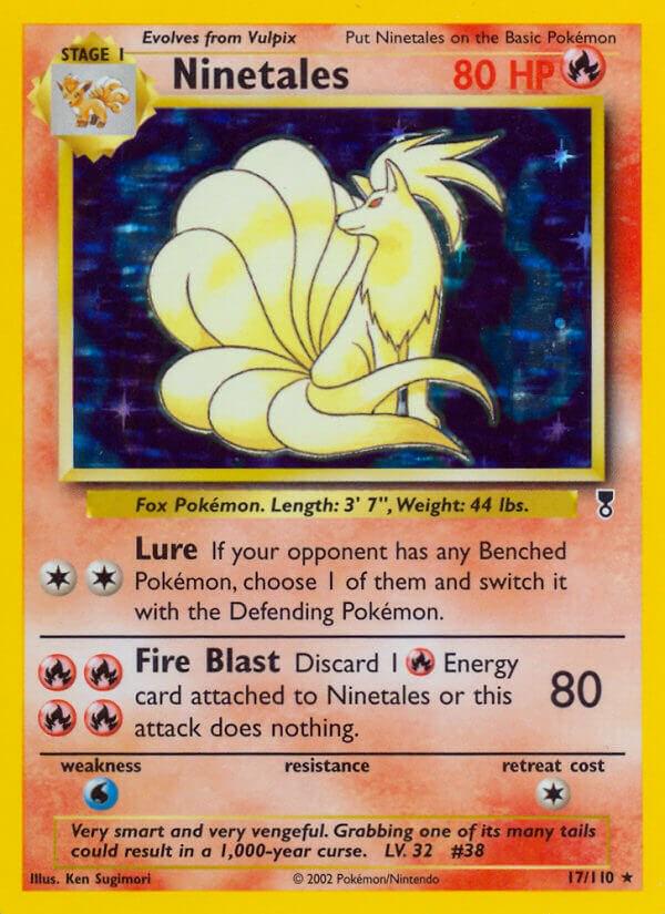 Ninetales #17 Pokemon Legendary Collection