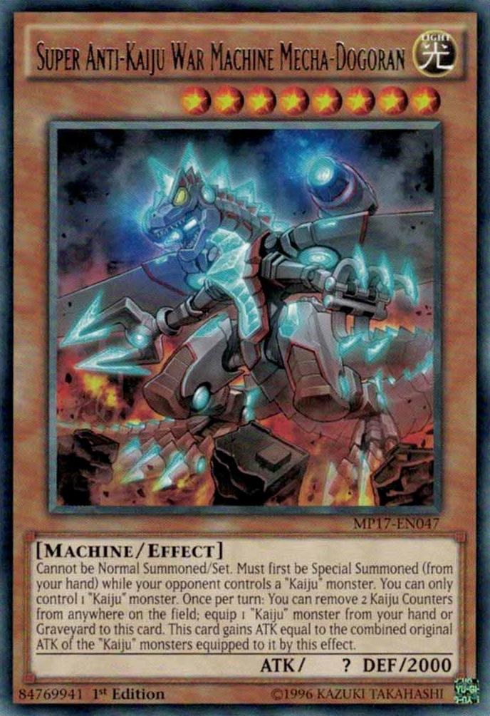 Super Anti-Kaiju War Machine Mecha-Dogoran MP17-EN047 YuGiOh 2017 Mega-Tin Mega Pack