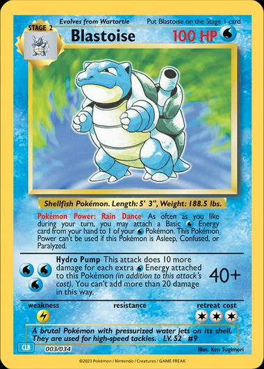 Blastoise #3 Cover Art
