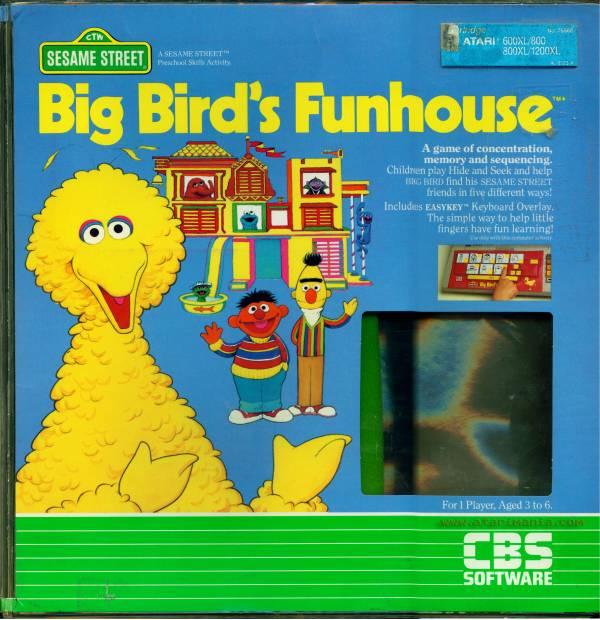 Big Bird's Funhouse Atari 400
