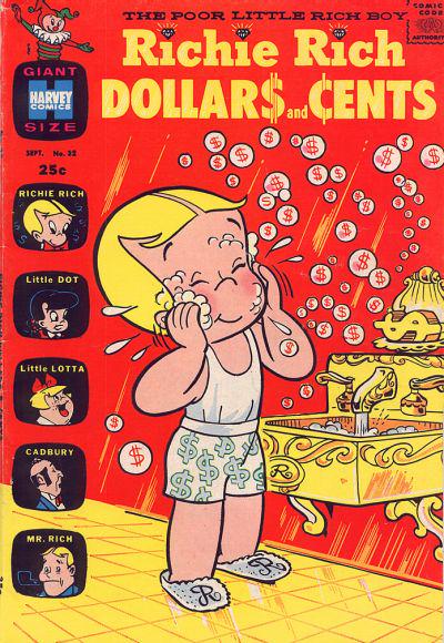 Richie Rich Dollars and Cents #32 (1969) Comic Books Richie Rich Dollars and Cents