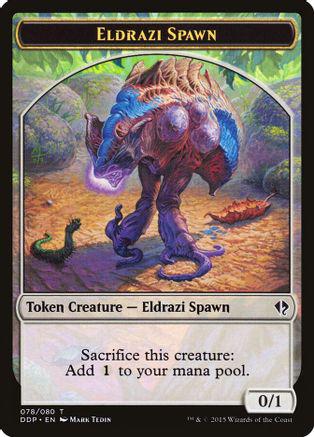 Eldrazi Spawn Token #78 Magic Zendikar vs Eldrazi