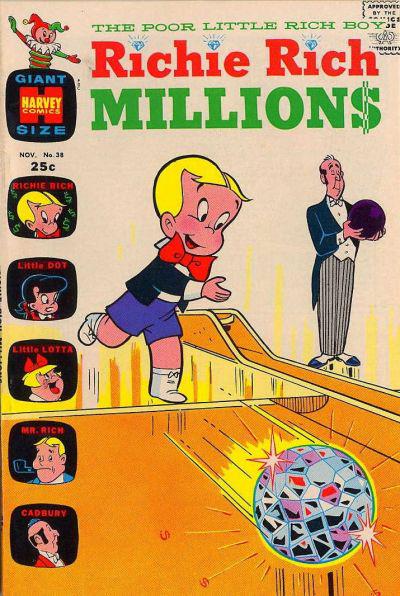 Richie Rich Millions #38 (1969) Comic Books Richie Rich Millions