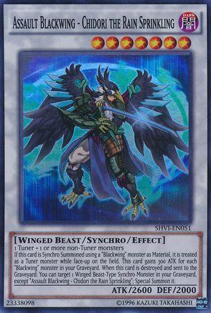 Assault Blackwing - Chidori the Rain Sprinkling SHVI-EN051 YuGiOh Shining Victories