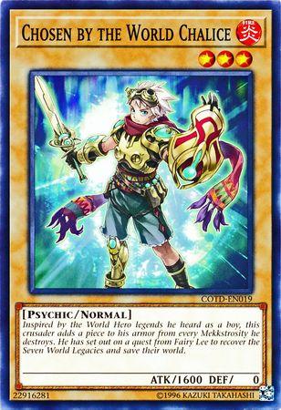 Chosen by the World Chalice COTD-EN019 YuGiOh Code of the Duelist