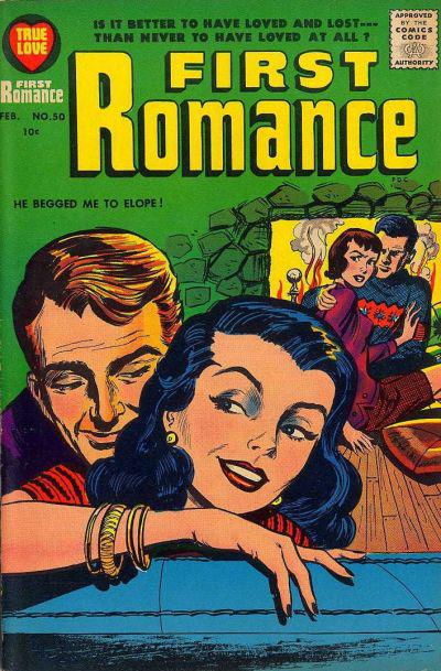 First Romance Magazine #50 (1958) Comic Books First Romance Magazine