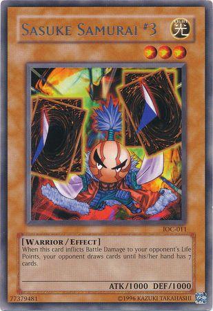 Sasuke Samurai IOC-011 YuGiOh Invasion of Chaos