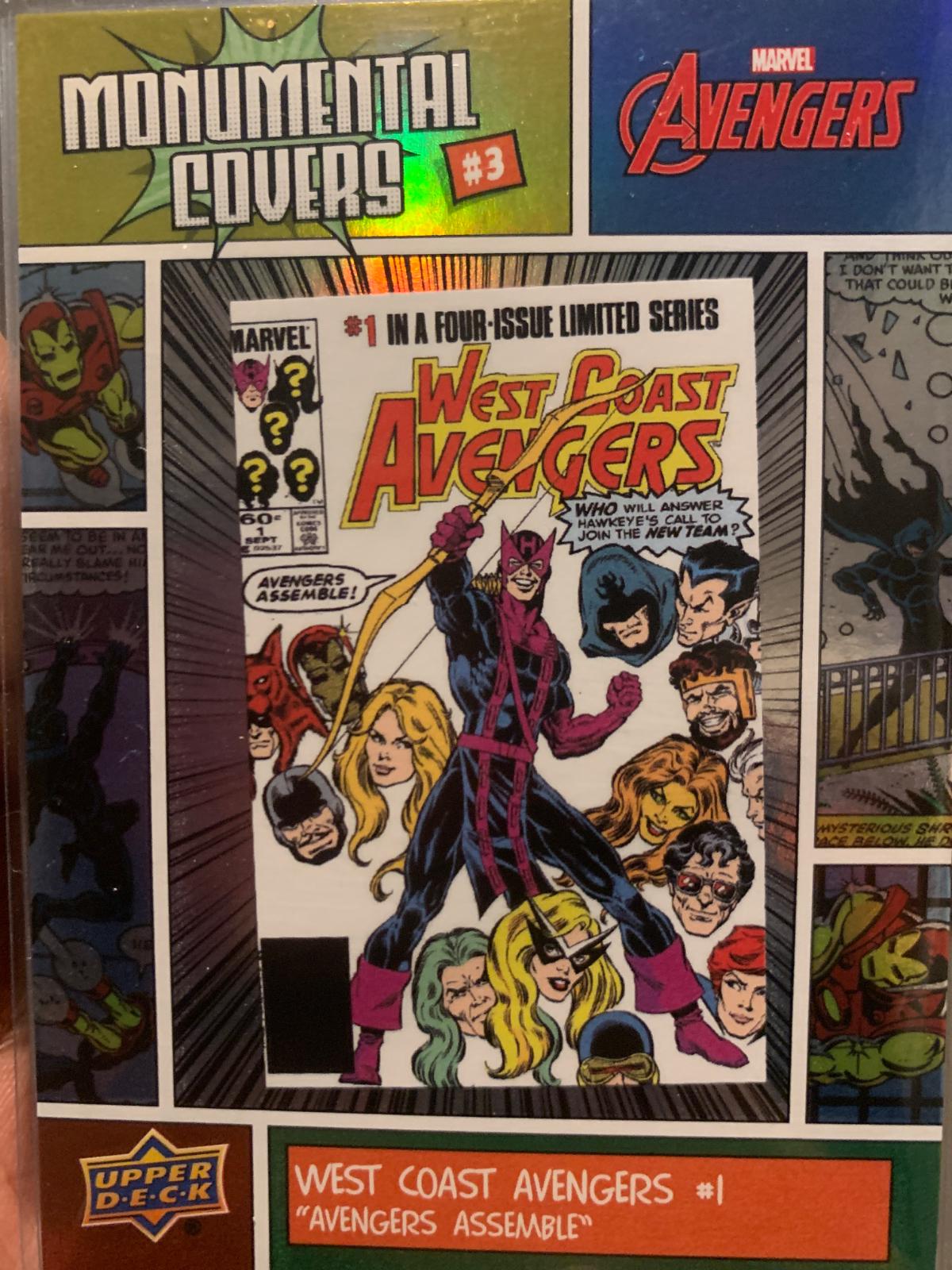 West Coast Avengers #1 (1984) #BI-3 Marvel 2024 Upper Deck Avengers Monumental Covers