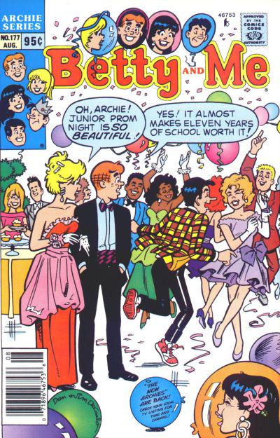 Betty and Me #177 (1989) Comic Books Betty and Me