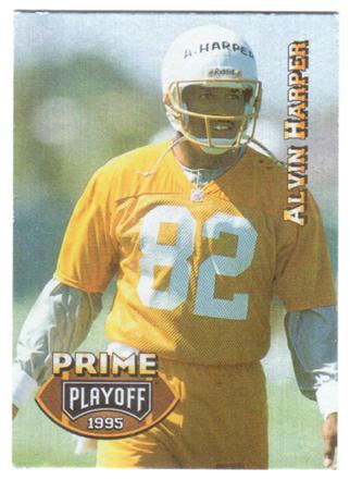 Alvin Harper #163 1995 Playoff Prime Football