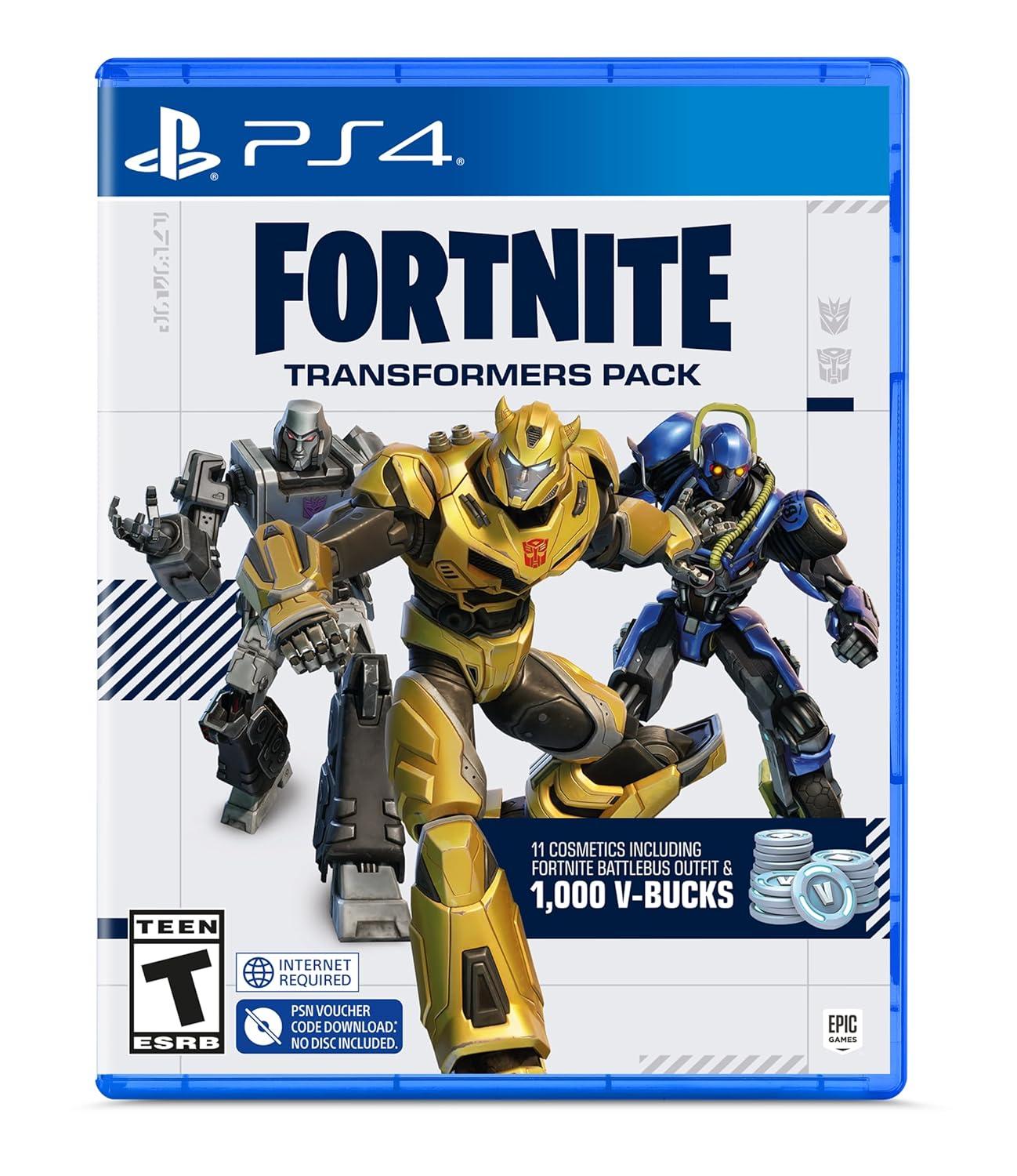 Fortnite Transformers Pack Playstation 4