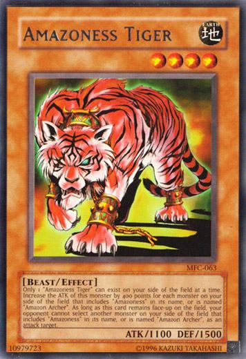 Amazoness Tiger MFC-063 YuGiOh Magician's Force
