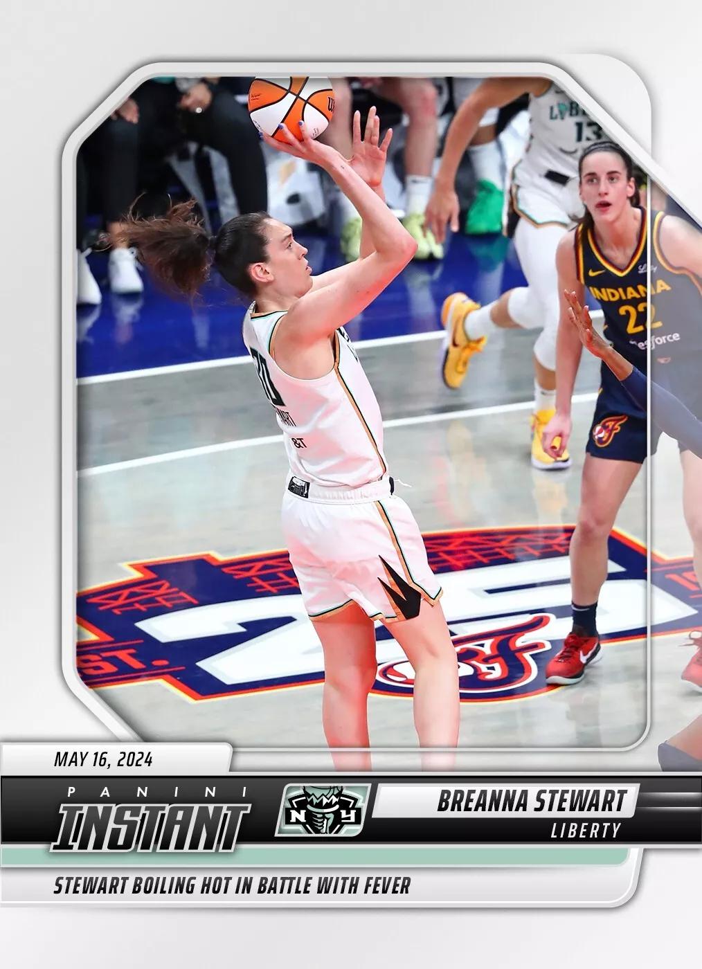 Breanna Stewart #18 Basketball Cards 2024 Panini Instant WNBA