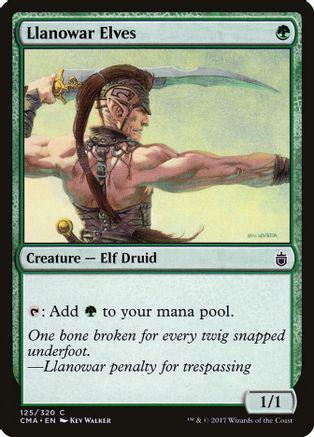 Llanowar Elves #125 Magic Commander Anthology