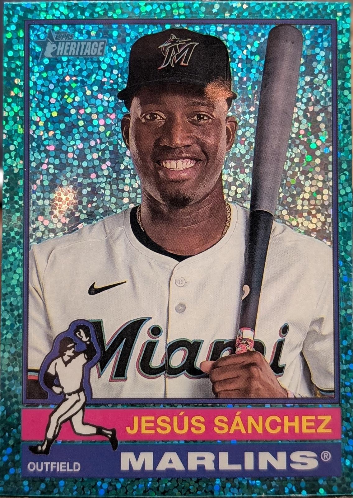 Jesus Sanchez #455 2025 Topps Heritage Baseball