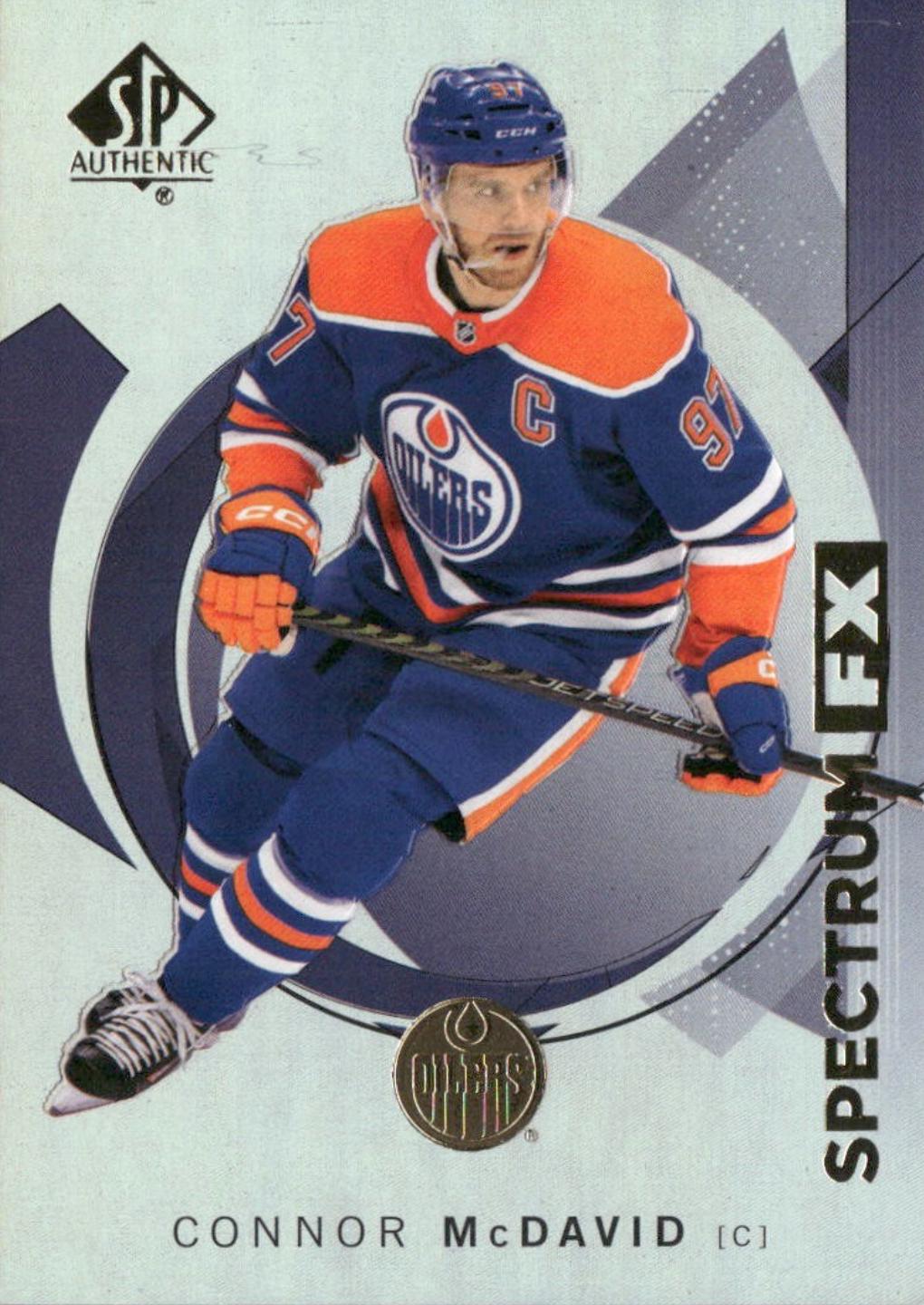 Connor McDavid #S-1 2024-25 SP Authentic Hockey Spectrum FX