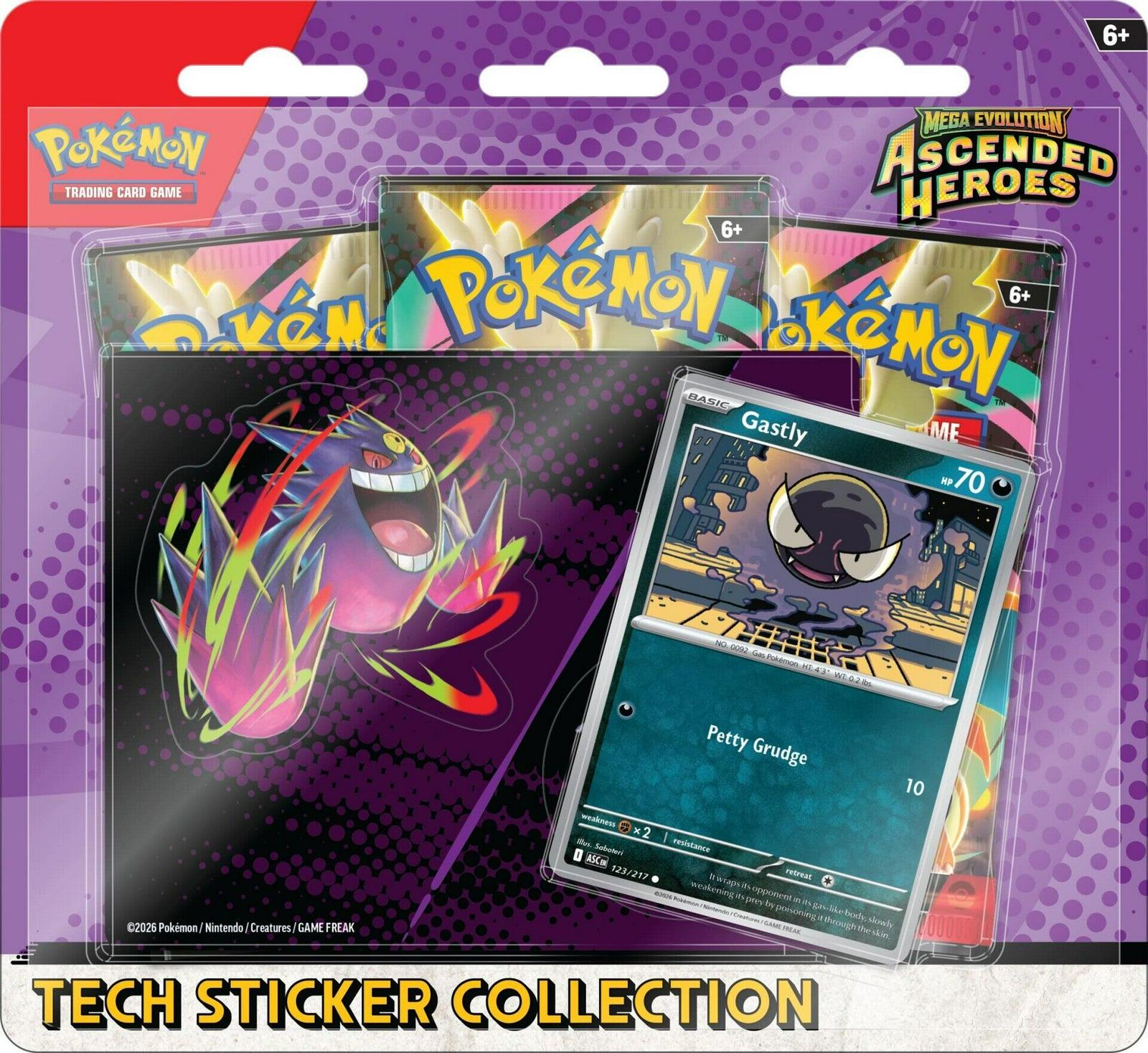 Tech Sticker Collection: Gastly Pokemon Ascended Heroes Prices