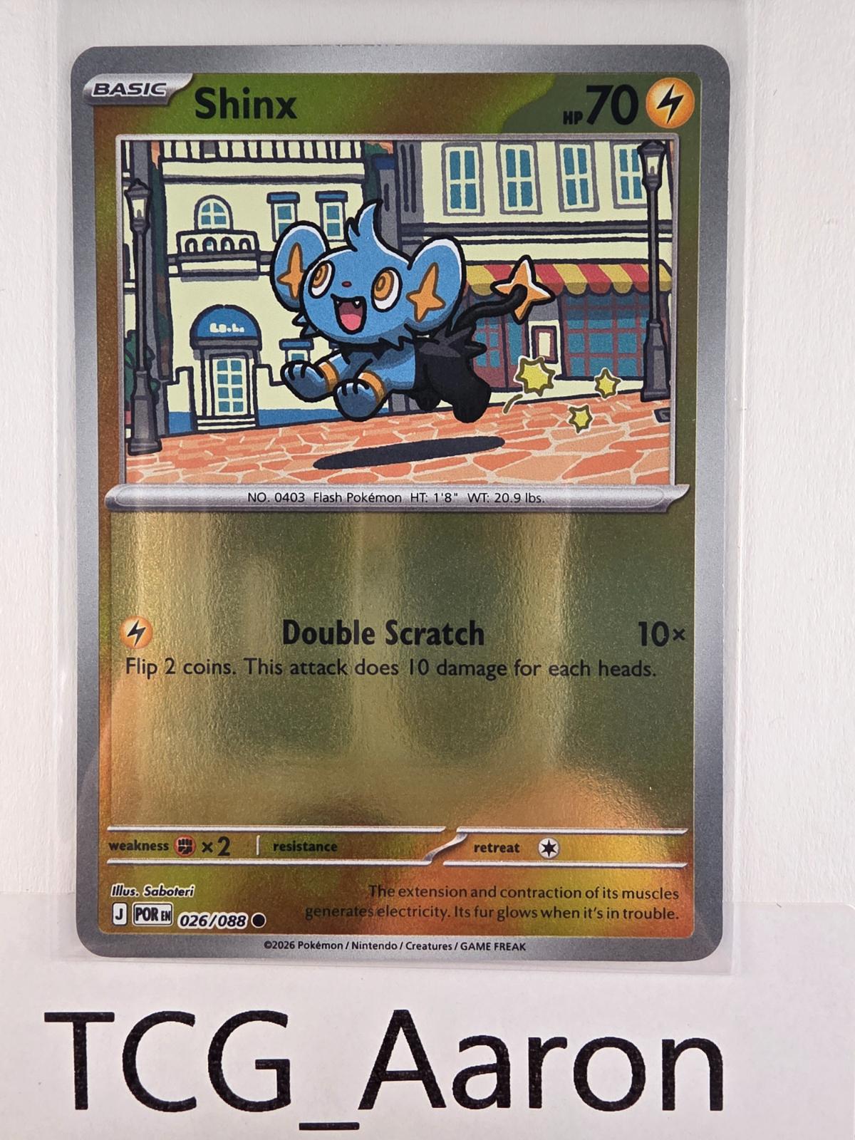 Shinx [Reverse Holo] | Ungraded | Pokemon Perfect Order