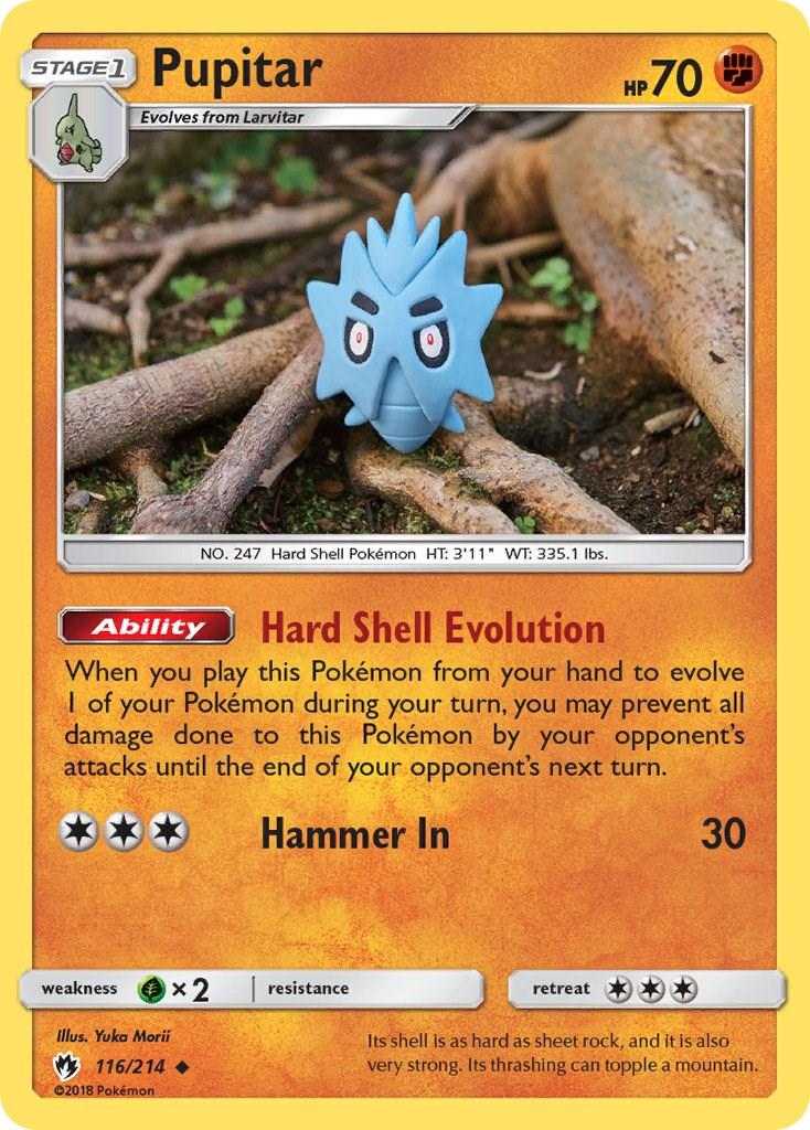 Pupitar #116 Pokemon Lost Thunder