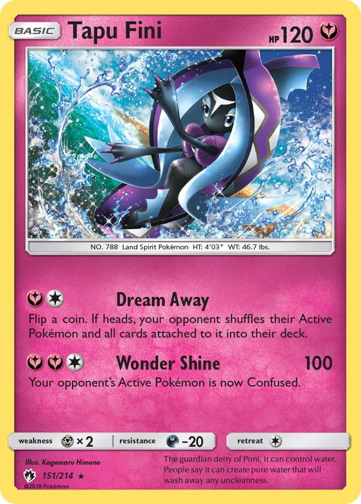 Tapu Fini #151 Pokemon Lost Thunder