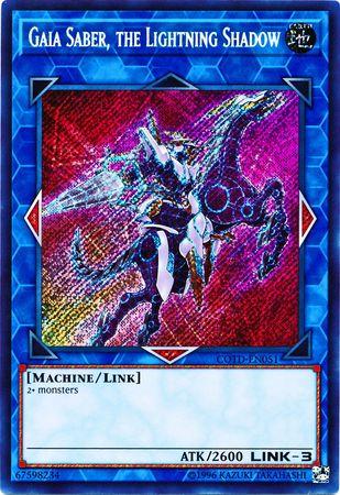 Gaia Saber, the Lightning Shadow COTD-EN051 YuGiOh Code of the Duelist